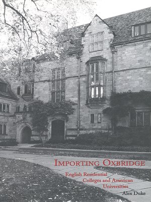 cover image of Importing Oxbridge